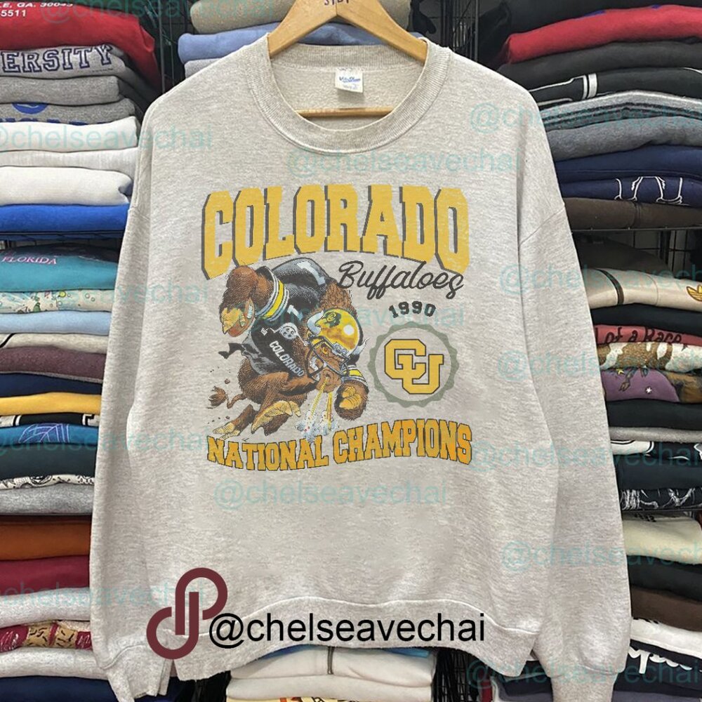 Vintage 90s University of Colorado Buffaloes Football Shirt, CU Buffaloes Tee